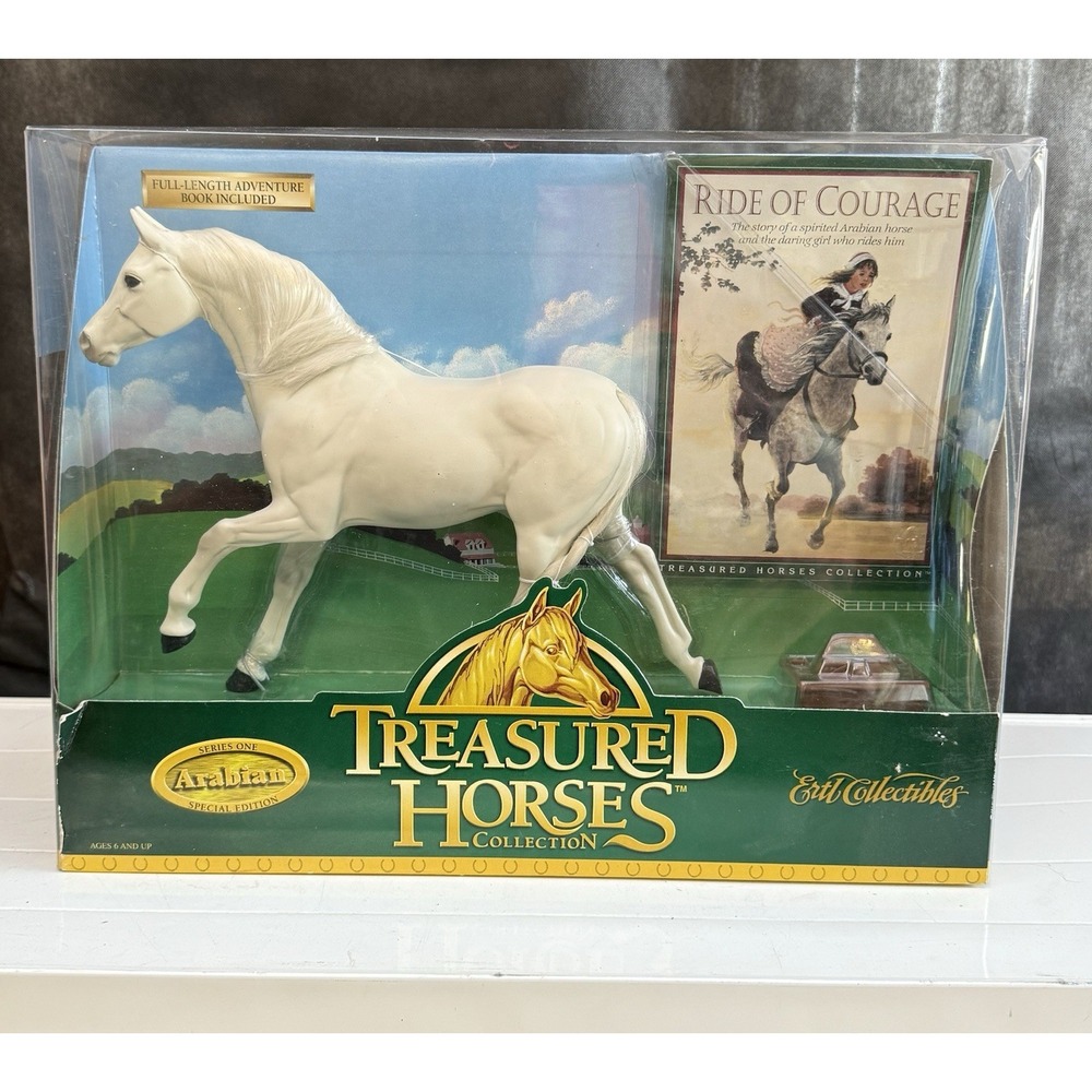 Ertl Treasured Horses Collection Arabian Ride of Courage Special Edition Set